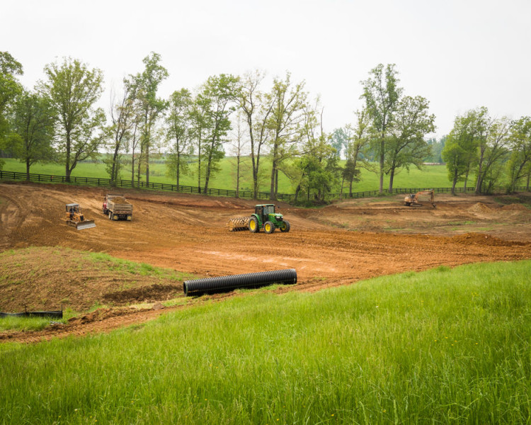 May 09, 2015. Weaver Works. Jimbo Tucker pond