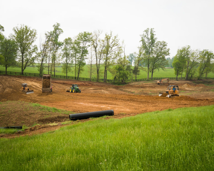 May 09, 2015. Weaver Works. Jimbo Tucker pond